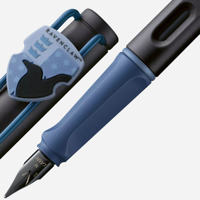 The nib of the Safari Special Edition Harry Potter Blue Ravenclaw Fountain Pen M.