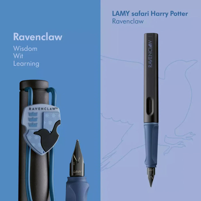 The Safari Special Edition Harry Potter Blue Ravenclaw Fountain Pen M by LAMY.