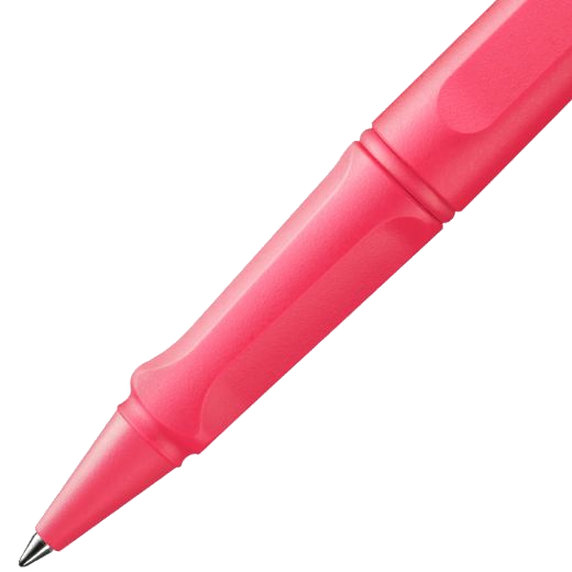 The Safari Special Edition Sunset Rollerball Pen is made from matte, hard plastic.