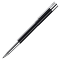 The LAMY black rollerball pen in the Scala collection.