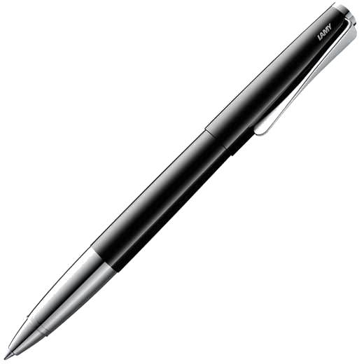 This is the LAMY Studio Pianoblack Rollerball Pen.