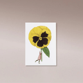 Laura Stoddart Card Pansy - Few and Far - Greeting Cards