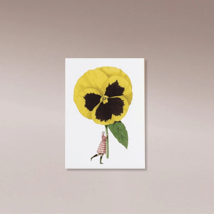 Laura Stoddart Card Pansy - Few and Far - Greeting Cards
