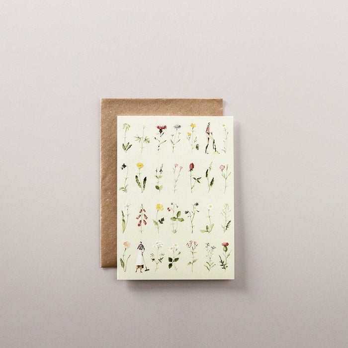 Laura Stoddart Card Wild Flowers - Few and Far - Greeting Cards