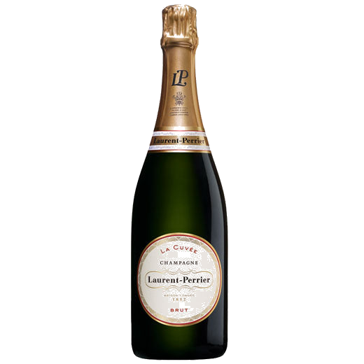 Bottle of Laurent Perrier La Cuvee champagne.
