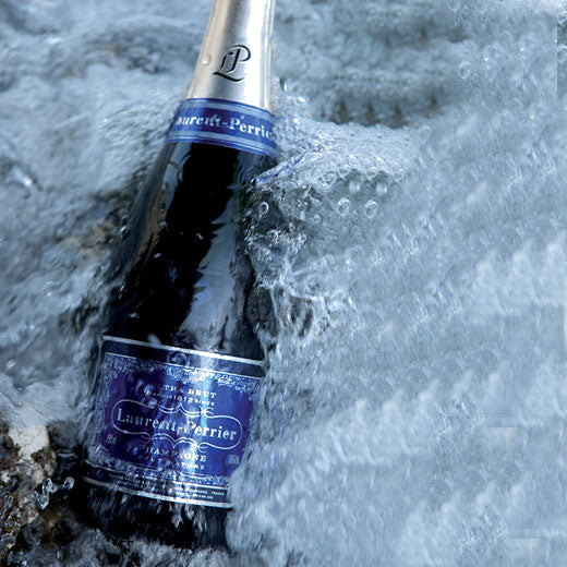 Bottle of Laurent Perrier Ultra Brut champagne is the perfect drink to toast a special occasion