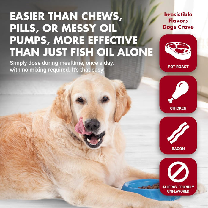 Liquid-Vet Itch and Allergy Formula for Dogs, Pot Roast Flavor, 32 oz.