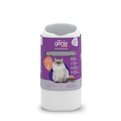 Litter Genie Style Cat Litter Disposal System for Odor Control Includes One Starter Refill