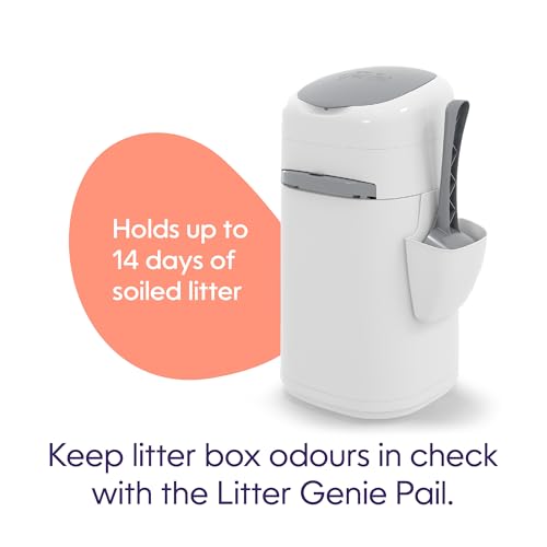 Litter Genie Style Cat Litter Disposal System for Odor Control Includes One Starter Refill