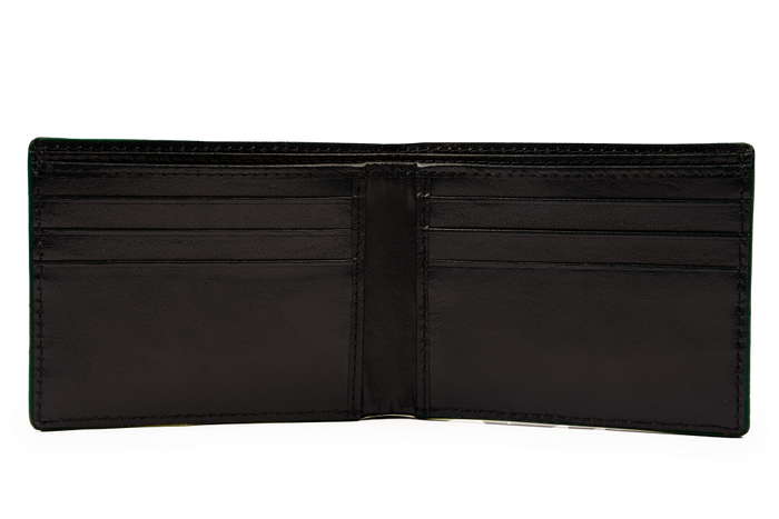 NOTE WALLET NW602 GRN "RFID PROTECTION" - LOGO