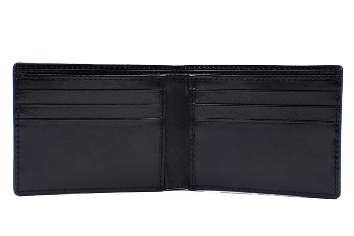 NOTE WALLET NW602 BLU "RFID PROTECTION" - LOGO