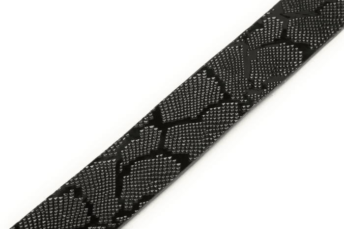 LEATHER BELT A1336 BKA - LOGO
