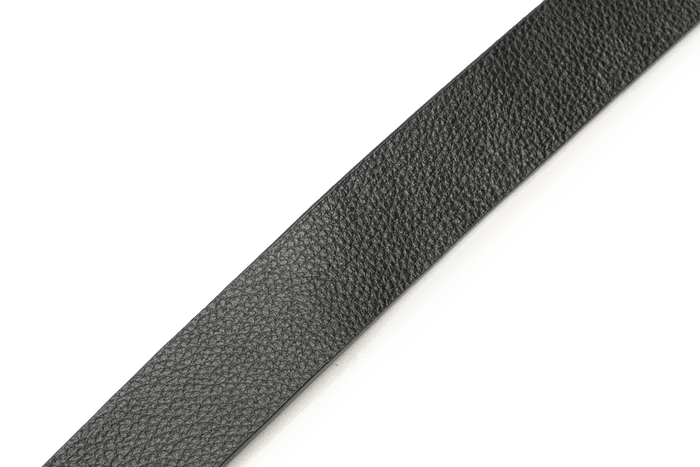 LEATHER BELT A1308 BKA - LOGO