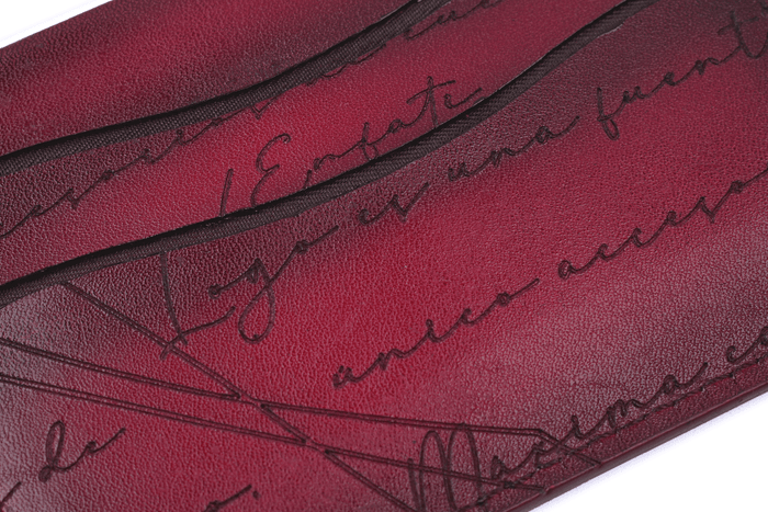 CARD WALLET CH609 RED - LOGO