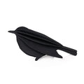 Lovi Bird 8cm - Black - 3D Wooden Figure