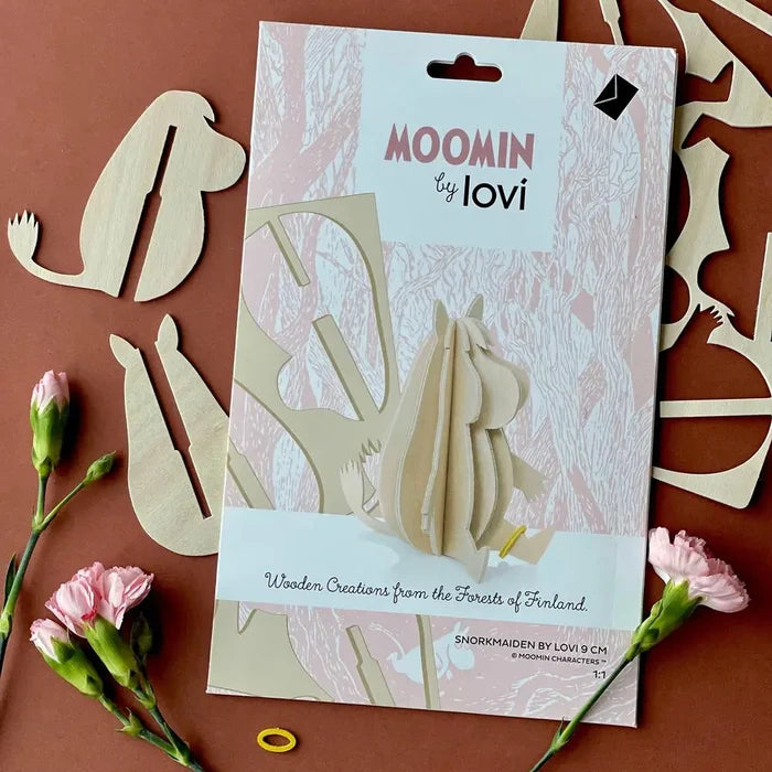 Lovi Moomin Snorkmaiden 9cm - 3D Wooden Figure