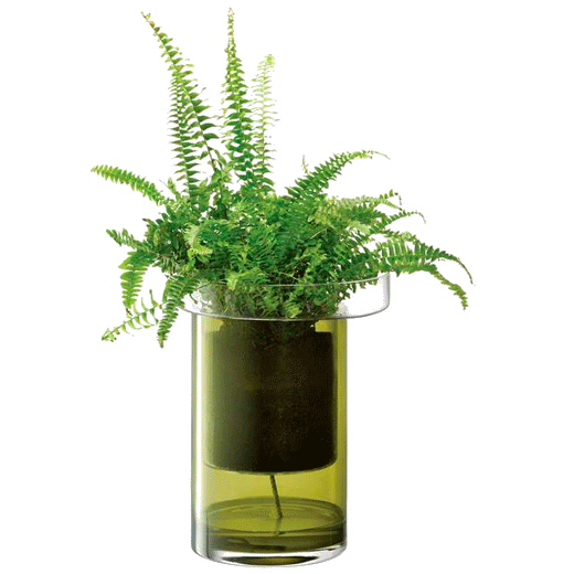 This LSA Balcony Self Watering Planter H35cm Olive Green is great for storing plants especially if you forget to water them.