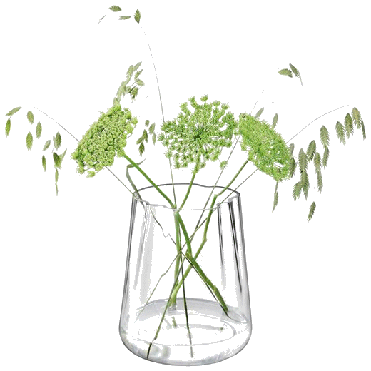 This LSA International Lagoon Glass Lantern Vase measures 24 cm but it also comes in other sizes.