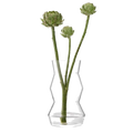 LSA's Medium Sculpt Glass Vase 36 cm is great for large floral arrangements and dried bouquets etc.