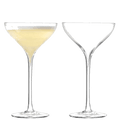 Savoy Champagne Saucer 250ml Set of Two by LSA International.