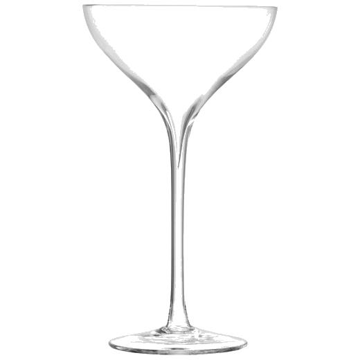 These LSA Savoy Champagne Saucer 250ml Set of Two are made with mouth-blown glass.