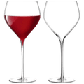 This Savoy Red Wine Glass 590 ml Set of 2 by LSA International is made with mouth-blown glass.