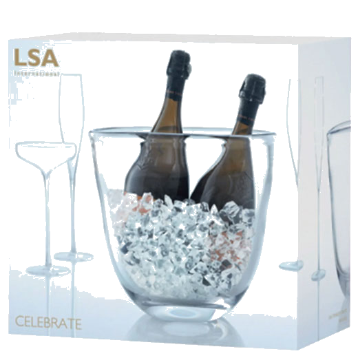 LSA International's Select Celebrate Dual Champagne Bucket can be gift wrapped.