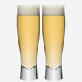 LSA International Signature Bar 2 x Lager Glasses.
