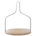 LSA International's Signature Cloche Large Dome with Oak Base.