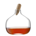 Signature Float Decanter with Oak Stopper designed by LSA.