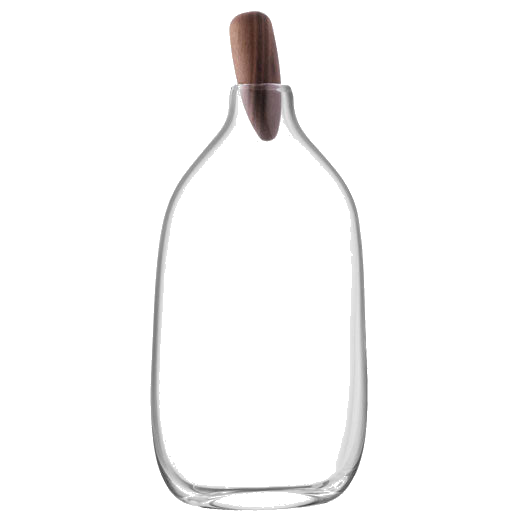 LSA's Signature Float Decanter with Walnut Stopper is hand wash only.
