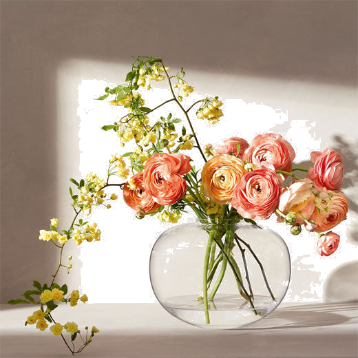lsa signature flower large curved bouquet vase lifestyle