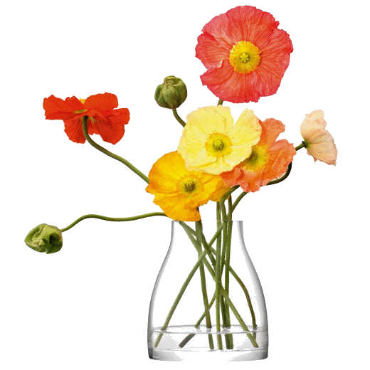 LSA International's Signature Flower Large Kiln Vase has been crafted out of mouth-blown glass.