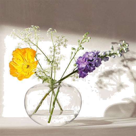 lsa signature flower small curved bouquet vase lifestyle