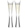 LSA International's Signature Moya 2 x Champagne Flutes have been crafted out of mouth-blown glass.