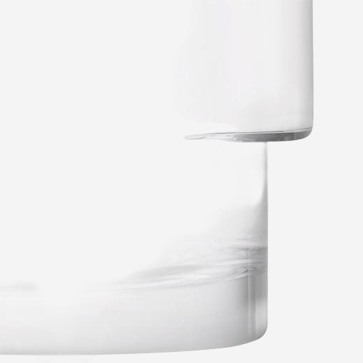 LSA International's Signature Tier Small Vase/Lantern has been crafted out of mouth-blown glass.