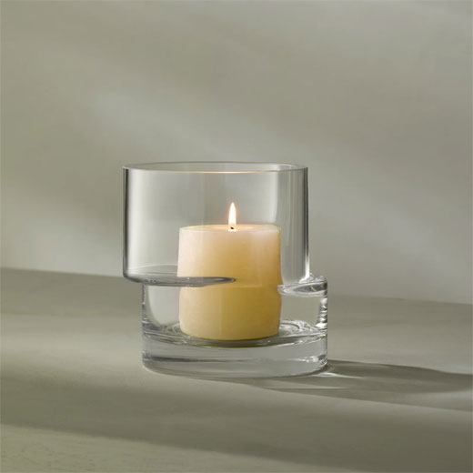 LSA International's Signature Tier Small Vase/Lantern will be presented inside its own box.