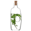LSA International's Signature Void Carafe with Cork Stopper has been handmade.