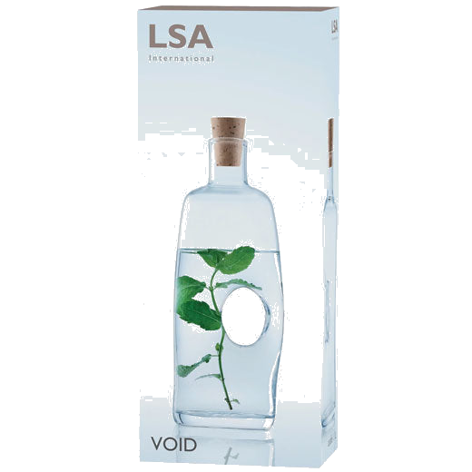 lsa signature void carafe with cork packaging