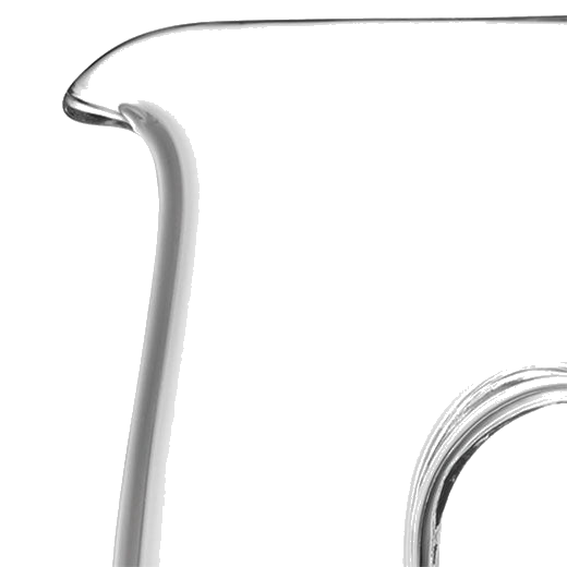 LSA's Signature Void Jug features a hand-formed spout for easy pouring.