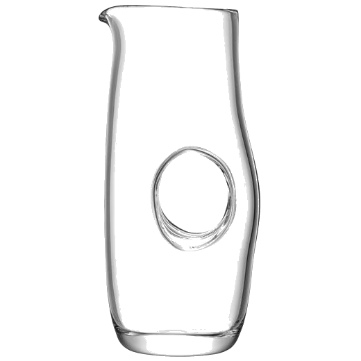 LSA's Signature Void Large Jug has been made out of mouth-blown glass.