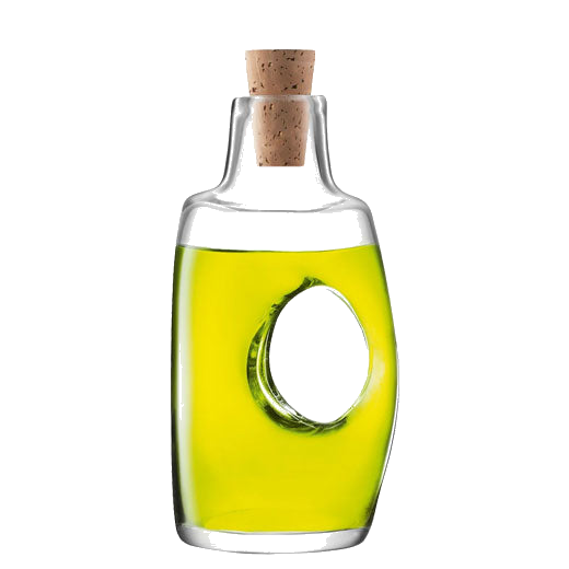 LSA International's Signature Void Oil/Vinegar Bottle with Cork Stopper features a hole for the handle.