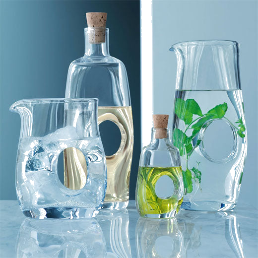 lsa signature void oil vinegar bottle with cork stopper lifestyle