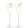 LSA International's Signature Wine 2 x Prosecco Glasses is 25 cl.