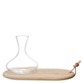 Signature Wine Carafe & Oak Cheese Board designed by LSA.