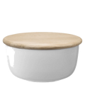 Standard Dine Bowl with Oak Lid designed by LSA.