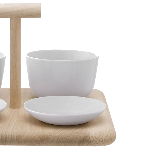 LSA International's Standard Dine Quad Set with Oak Base is perfect for your dining room table.