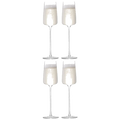 LSA's Standard Metropolitan 4 x Champagne Flutes are dishwasher safe.
