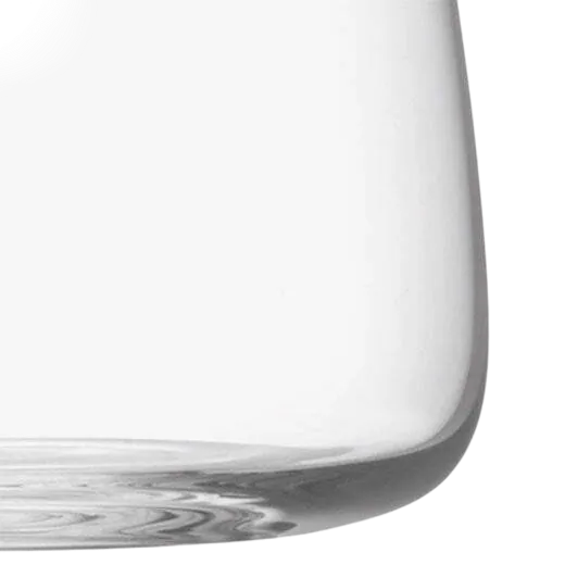 LSA International's Standard Metropolitan 4 x Stemless Glasses feature fine rims.