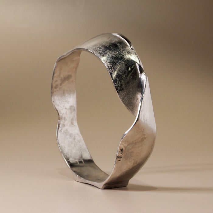 Lunar Sculpture Raw Nickel - Few and Far - Decorative Objects